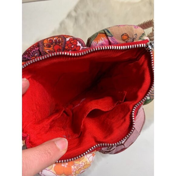 Vintage 60s Quilted Pillow Bag Patchwork Paisley - Picture 6 of 7